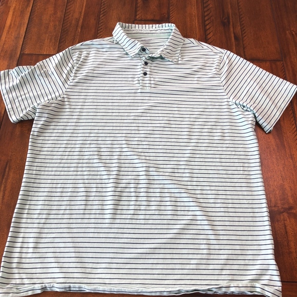 Fairlane | Shirts | Fairlane Christopher Performance Stripe Polo Xxl ...